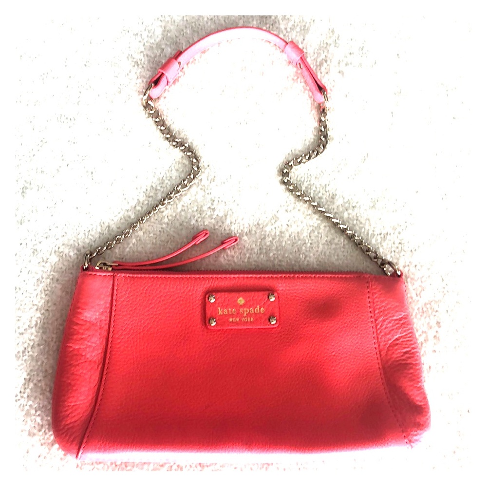Coral Kate Spade shoulder bag